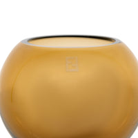 Vase globe en cristal - Bronze