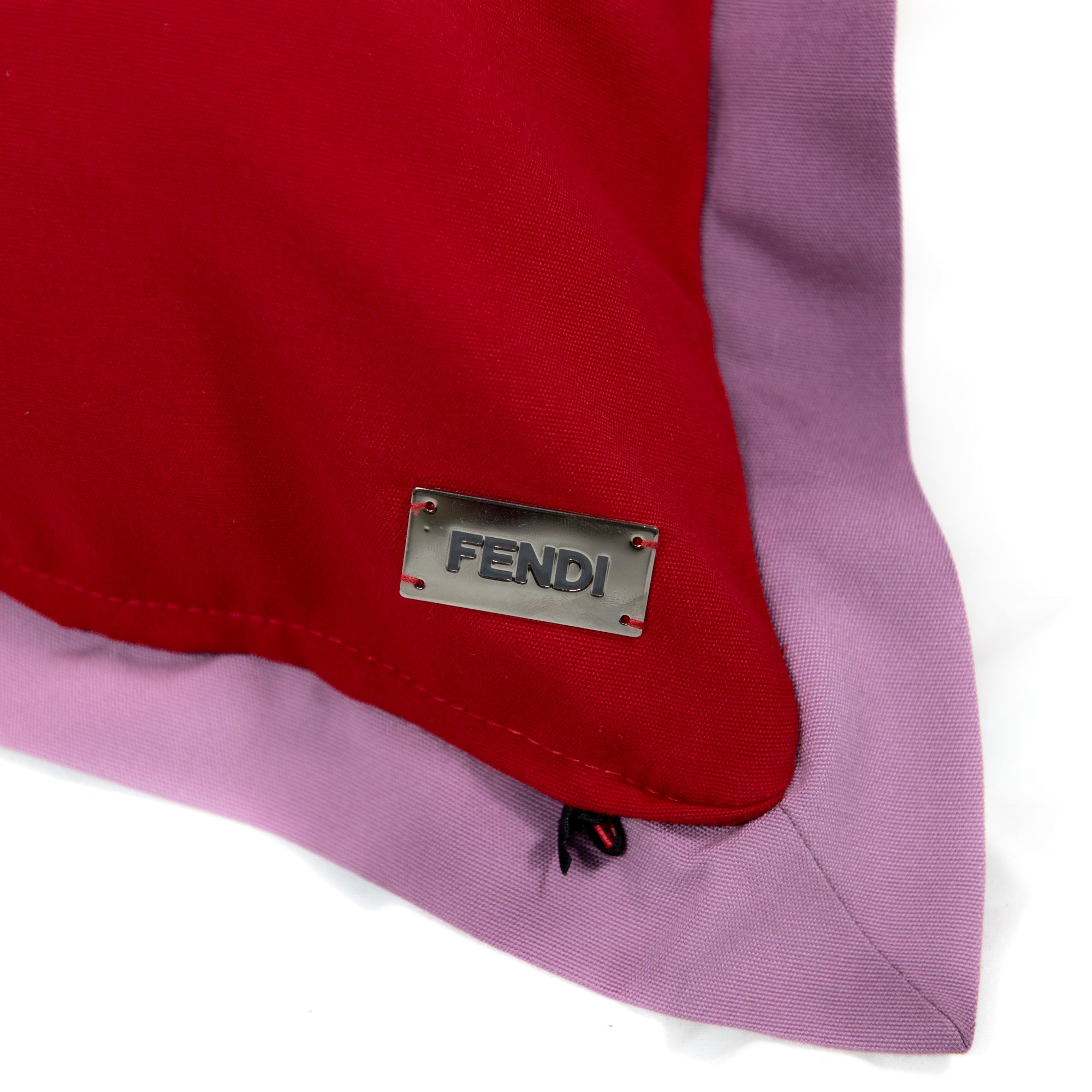 Coussin décoratif matelassé - Rouge & Rose