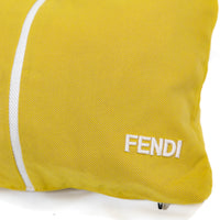 Coussin rectangulaire à rayure verticale - Jaune Doré
