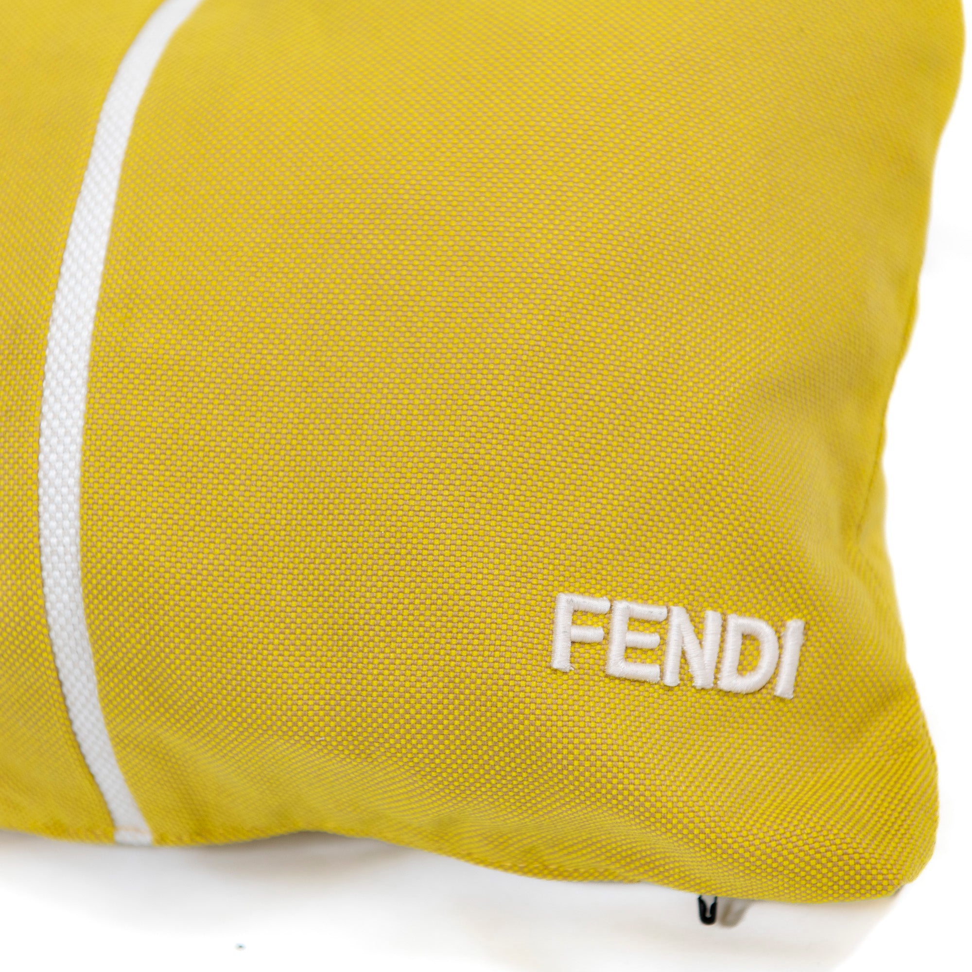 Coussin rectangulaire à rayure verticale - Jaune Doré