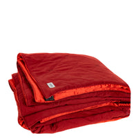 Plaid en cachemire à motif losange - Rouge Profond