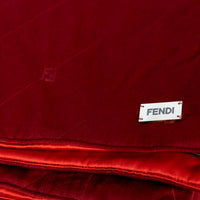Plaid en cachemire à motif losange - Rouge Profond
