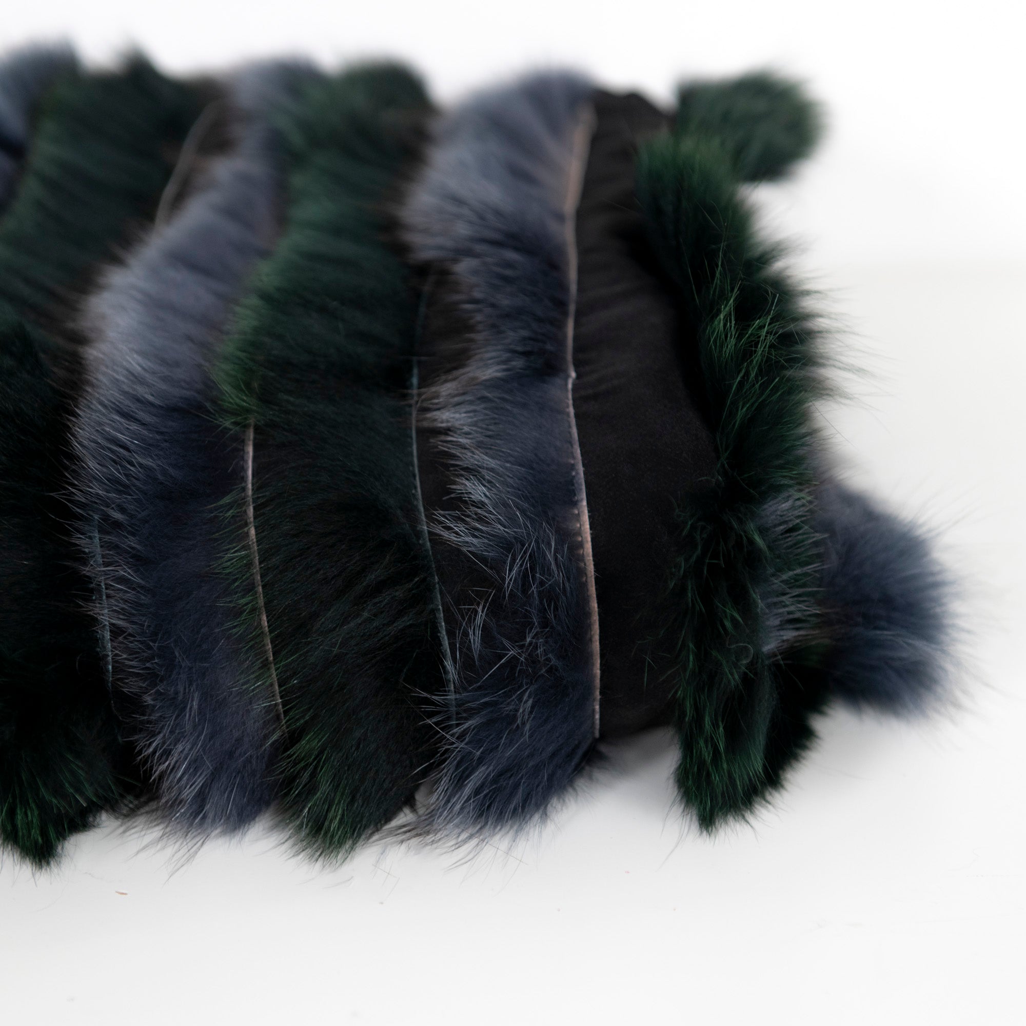 Plaid en fourrure à rayures - Shadow Fox