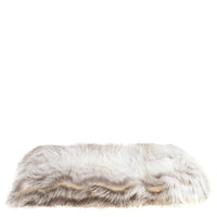 Plaid en fourrure longue - Multicolore