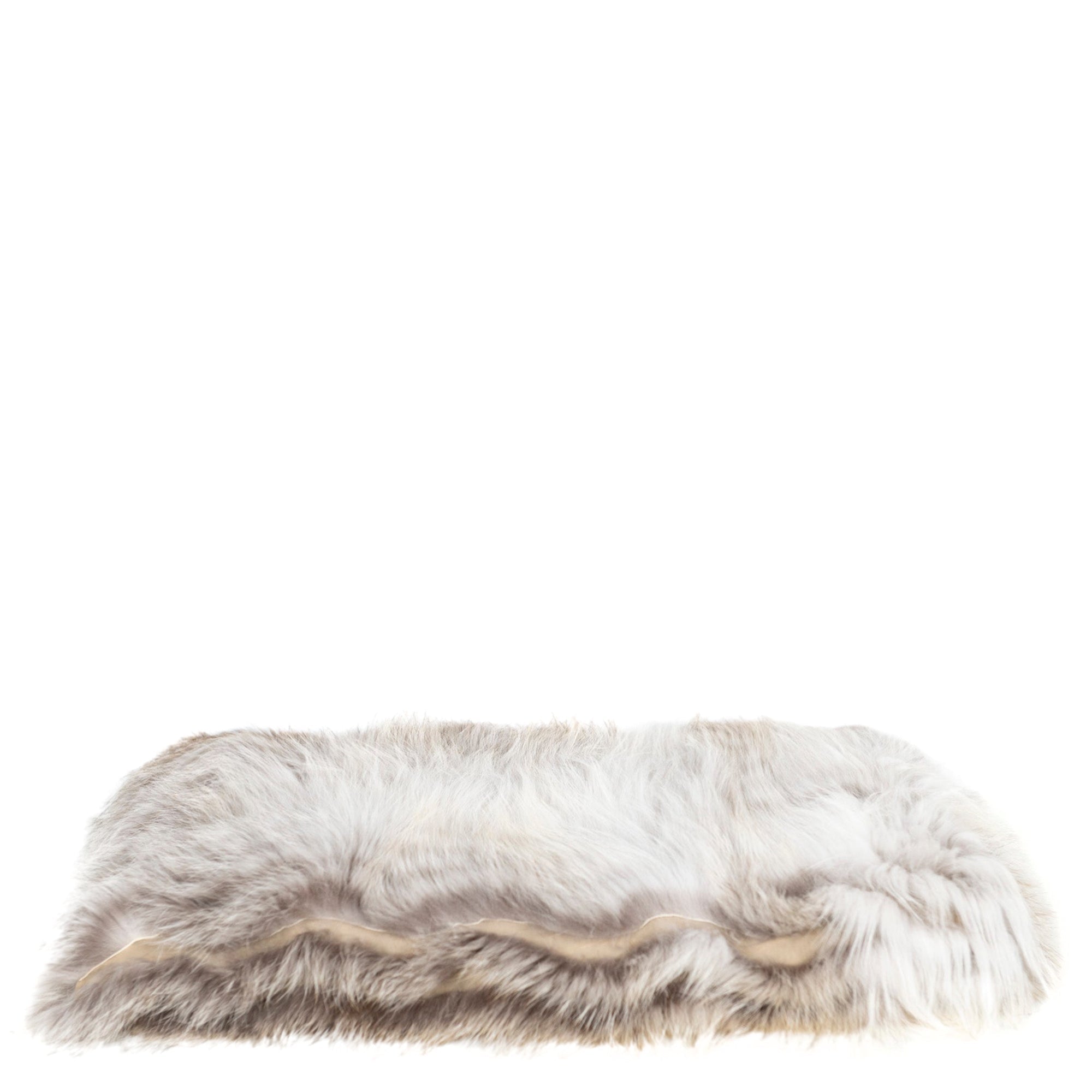 Plaid en fourrure longue - Multicolore
