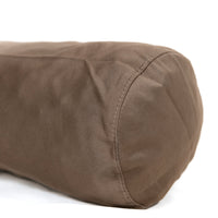Coussin traversin long à coutures - Marron