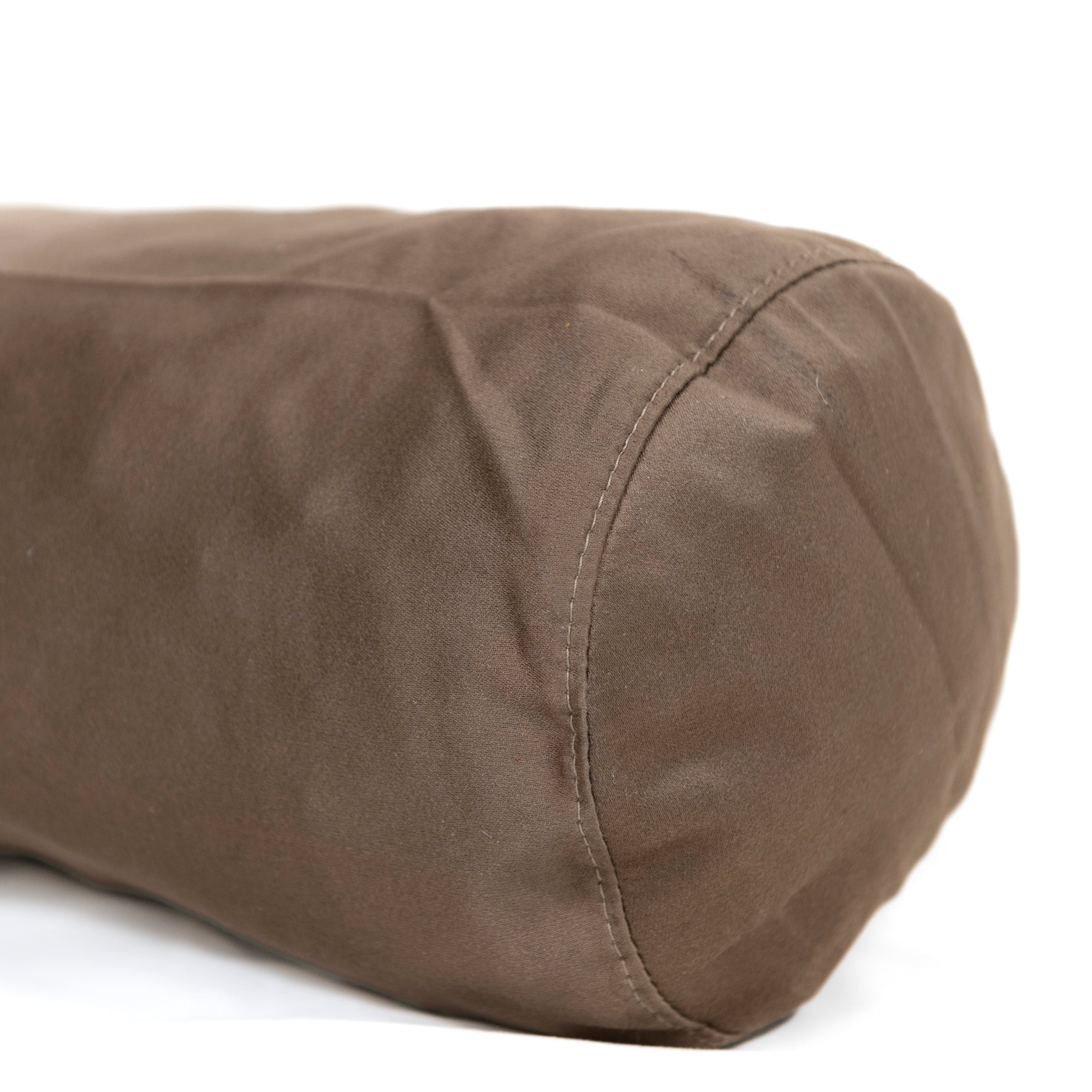 Coussin traversin long à coutures - Marron