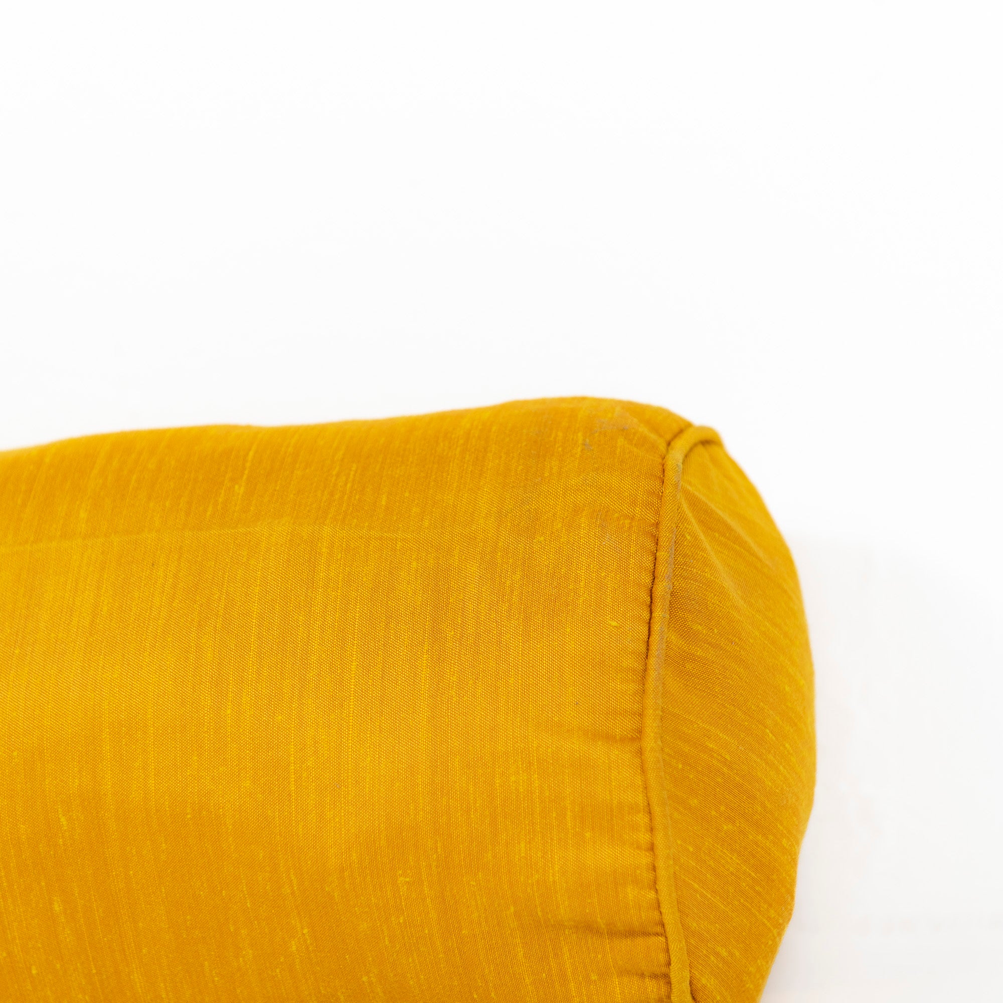 Coussin traversin texture douce - Jaune