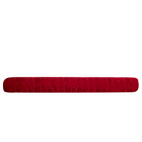 Coussin traversin à motif floral - Rouge