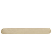 Coussin traversin en velours - Beige