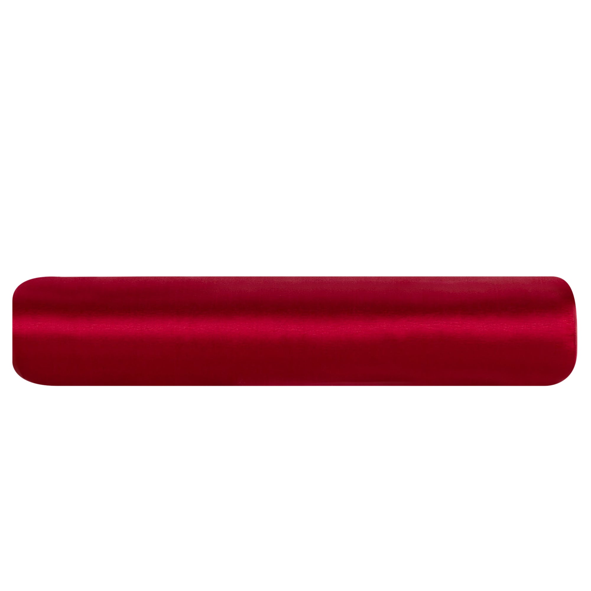 Coussin traversin en velours mélangé - Rouge