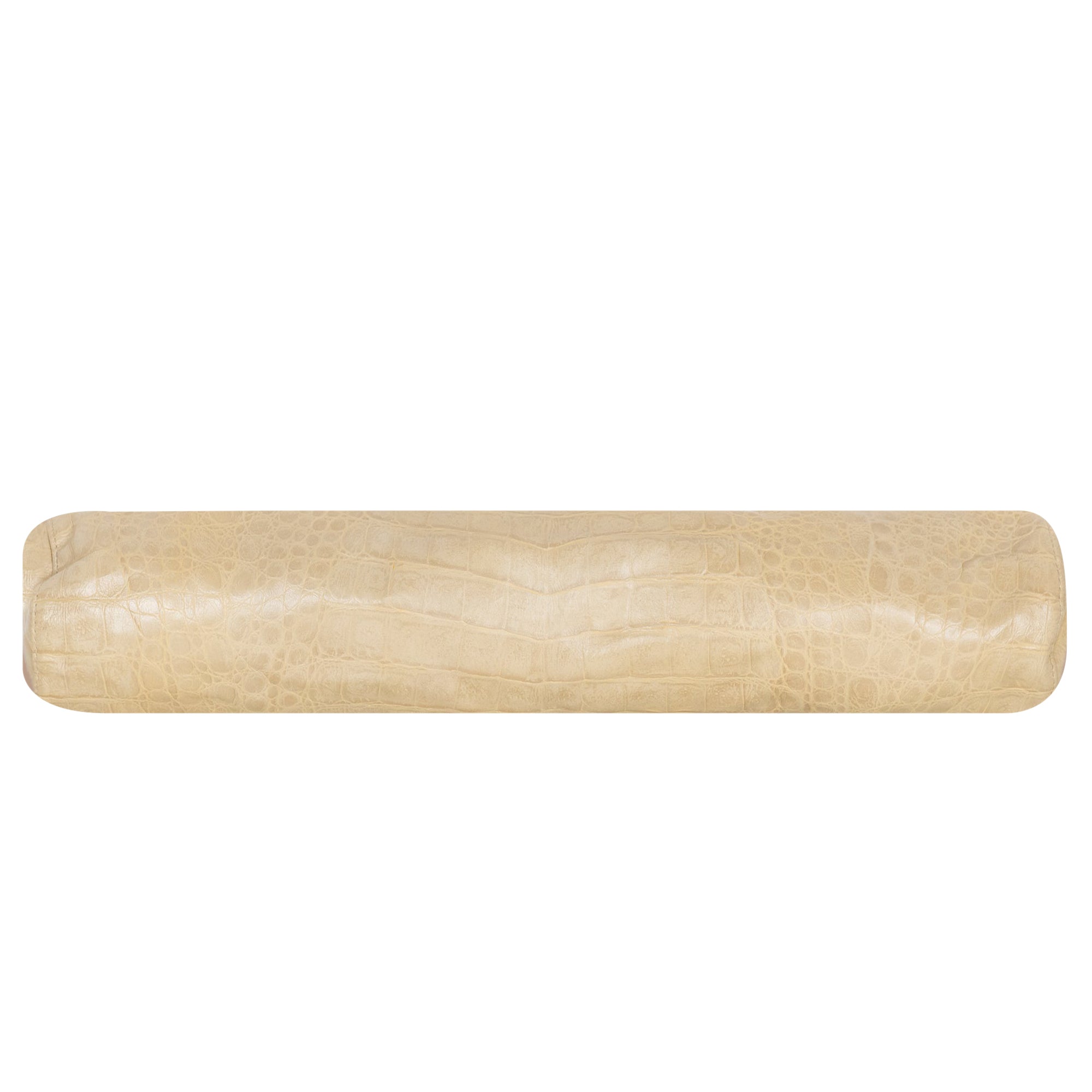 Coussin traversin en relief - Beige Crème