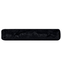 Coussin traversin long à bords arrondis - Noir