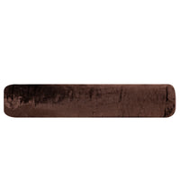 Coussin traversin texturé embossé - Marron Foncé