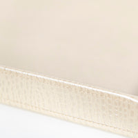 Plateau en cuir - Beige Clair