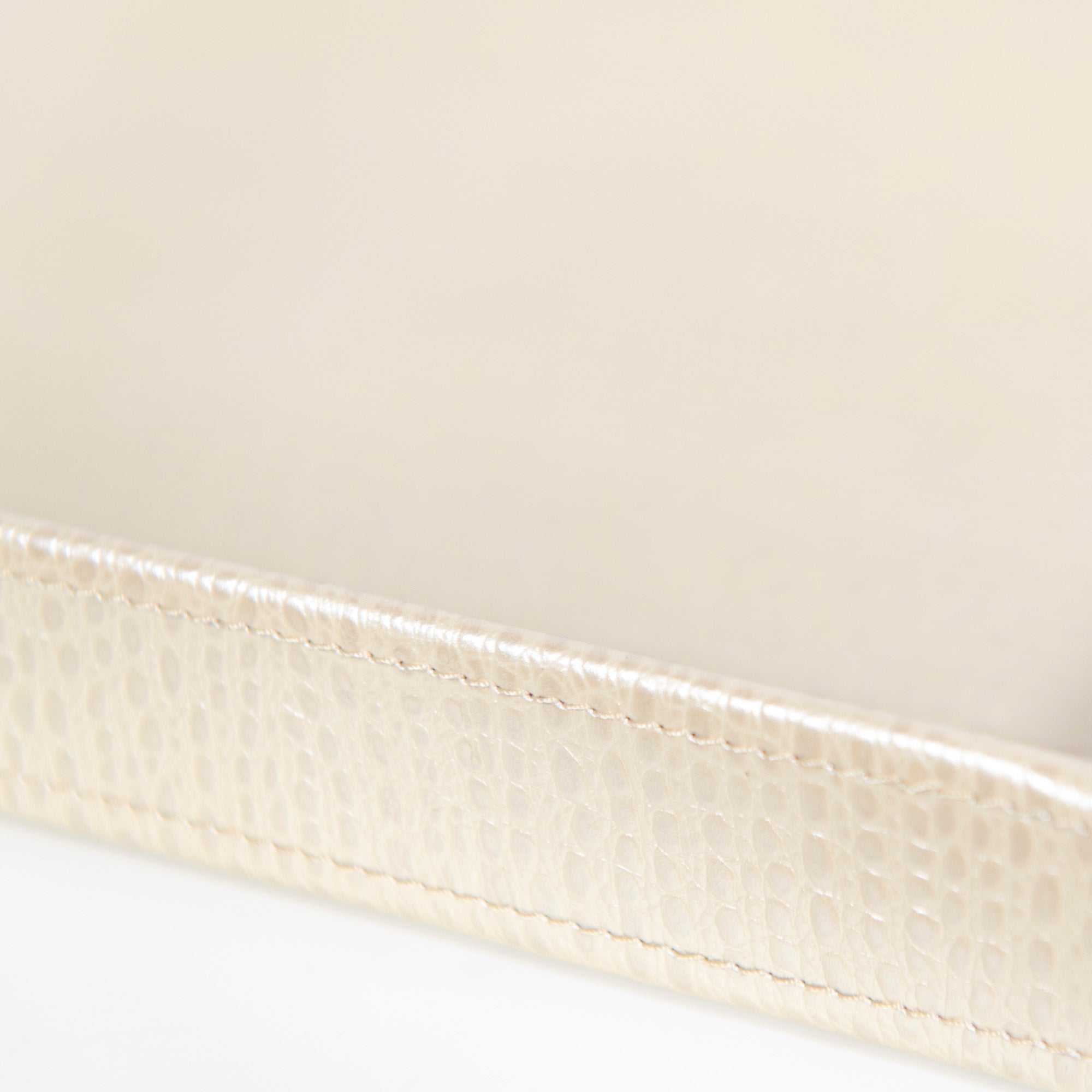 Plateau en cuir - Beige Clair