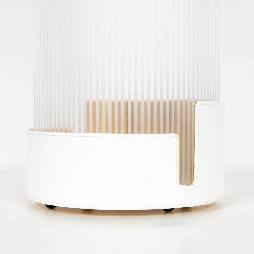 Vase en cristal ajouré - Blanc