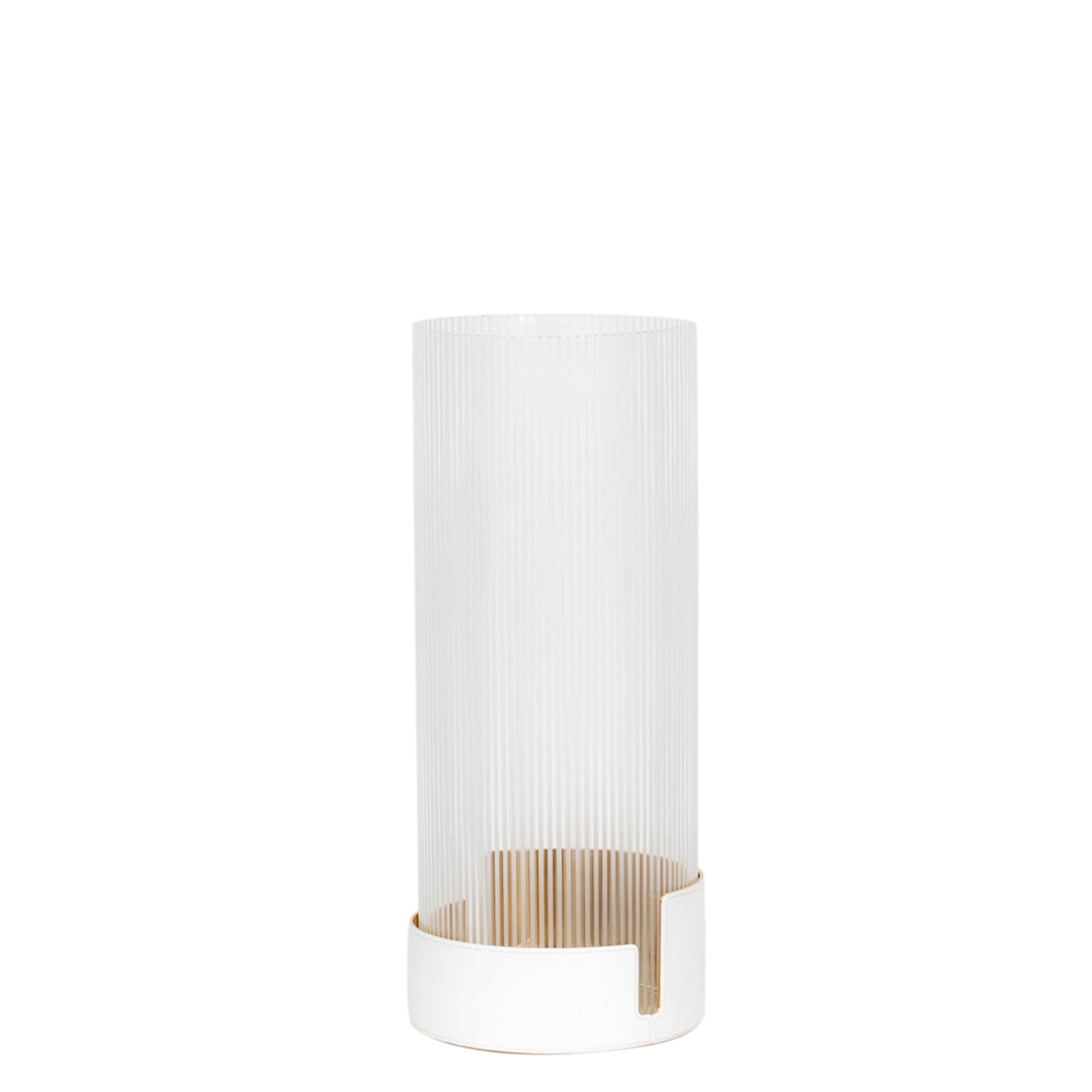 Vase en cristal ajouré - Blanc