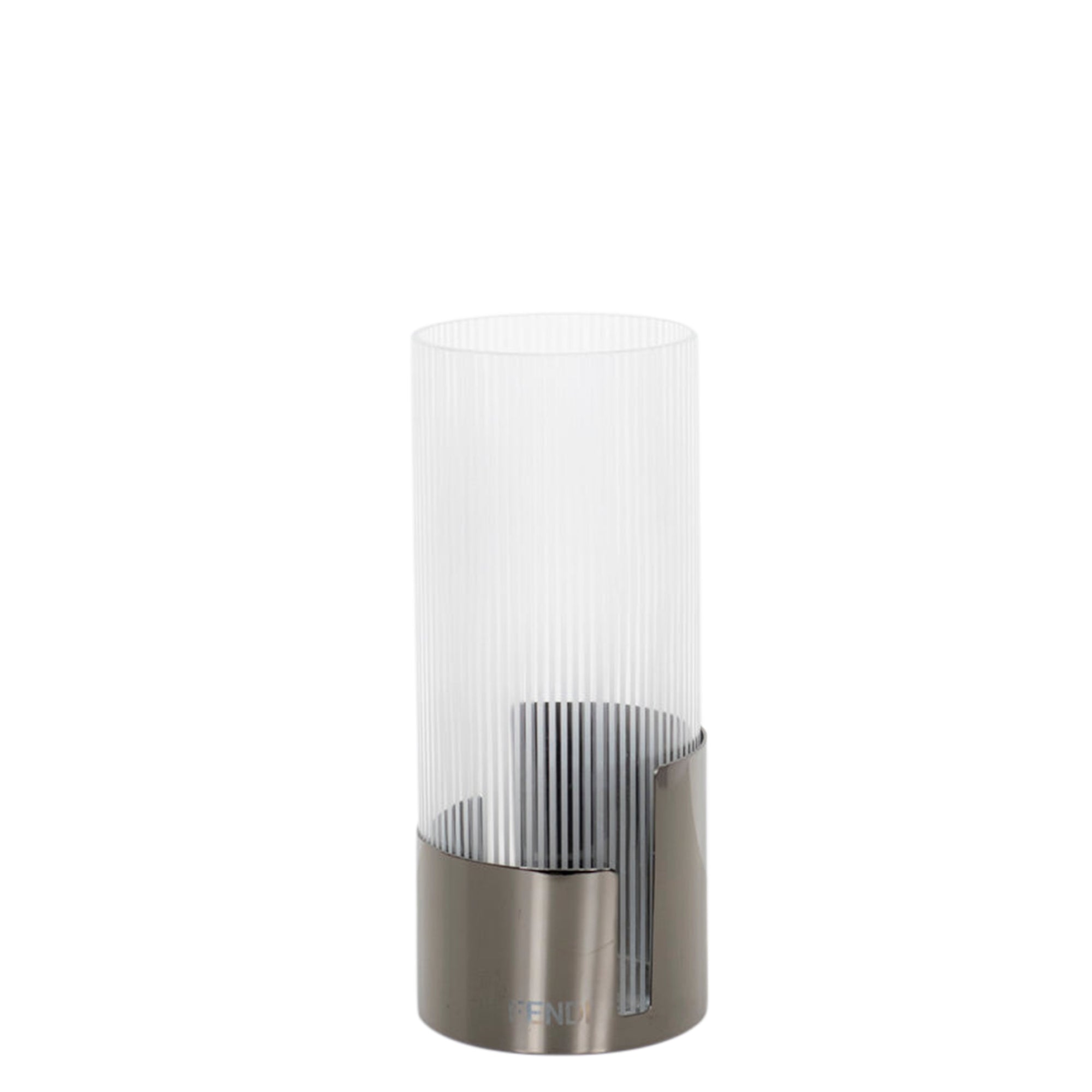 Vase en cristal - Blanc & Transparent