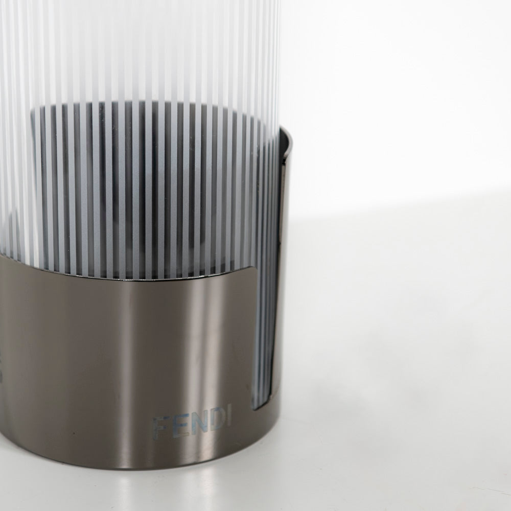 Vase en cristal - Blanc & Transparent
