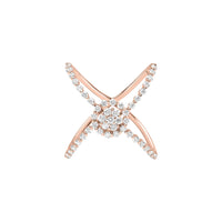 BAGUE UNION OR ROSE