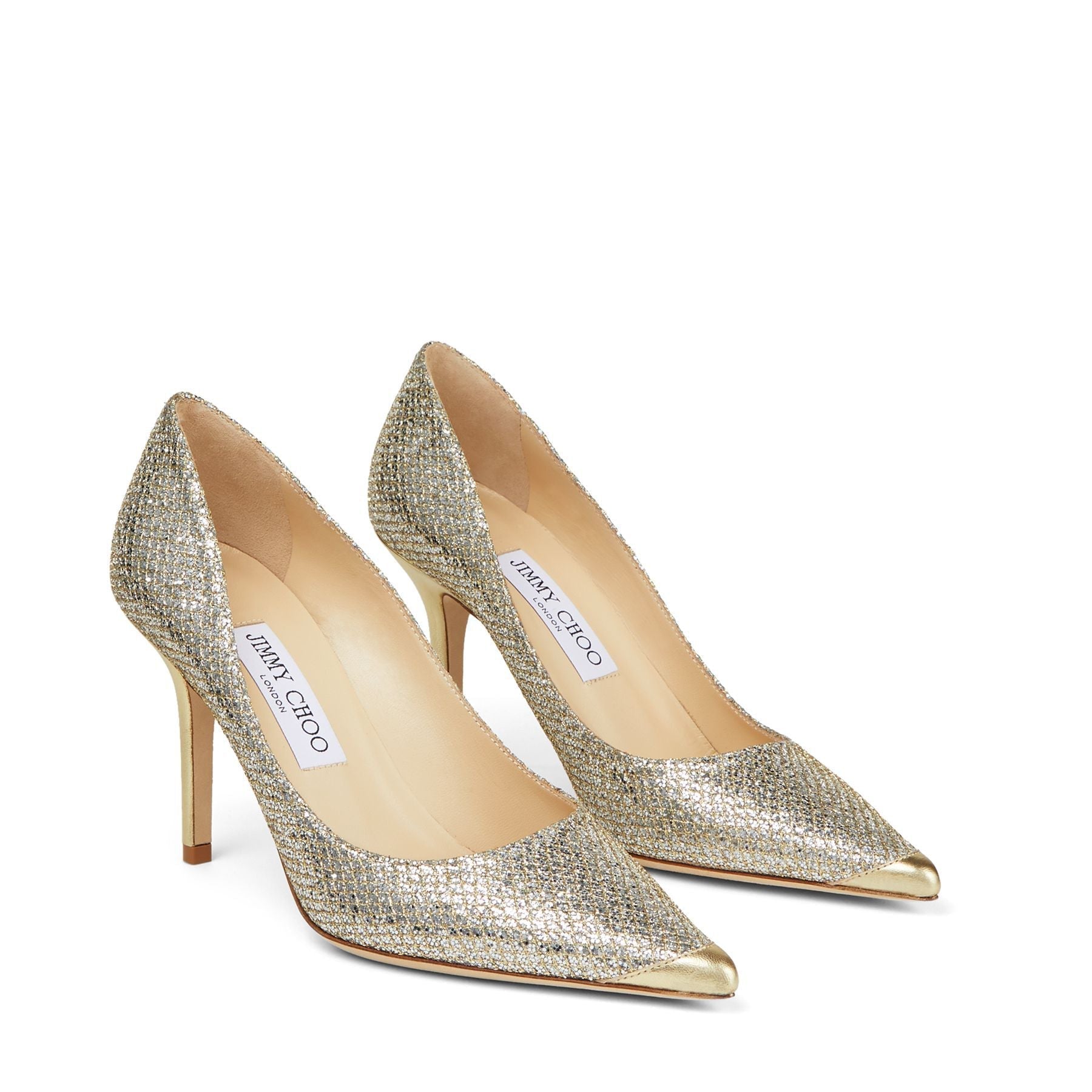 Escarpins Agnes 85 en cuir - Champagne