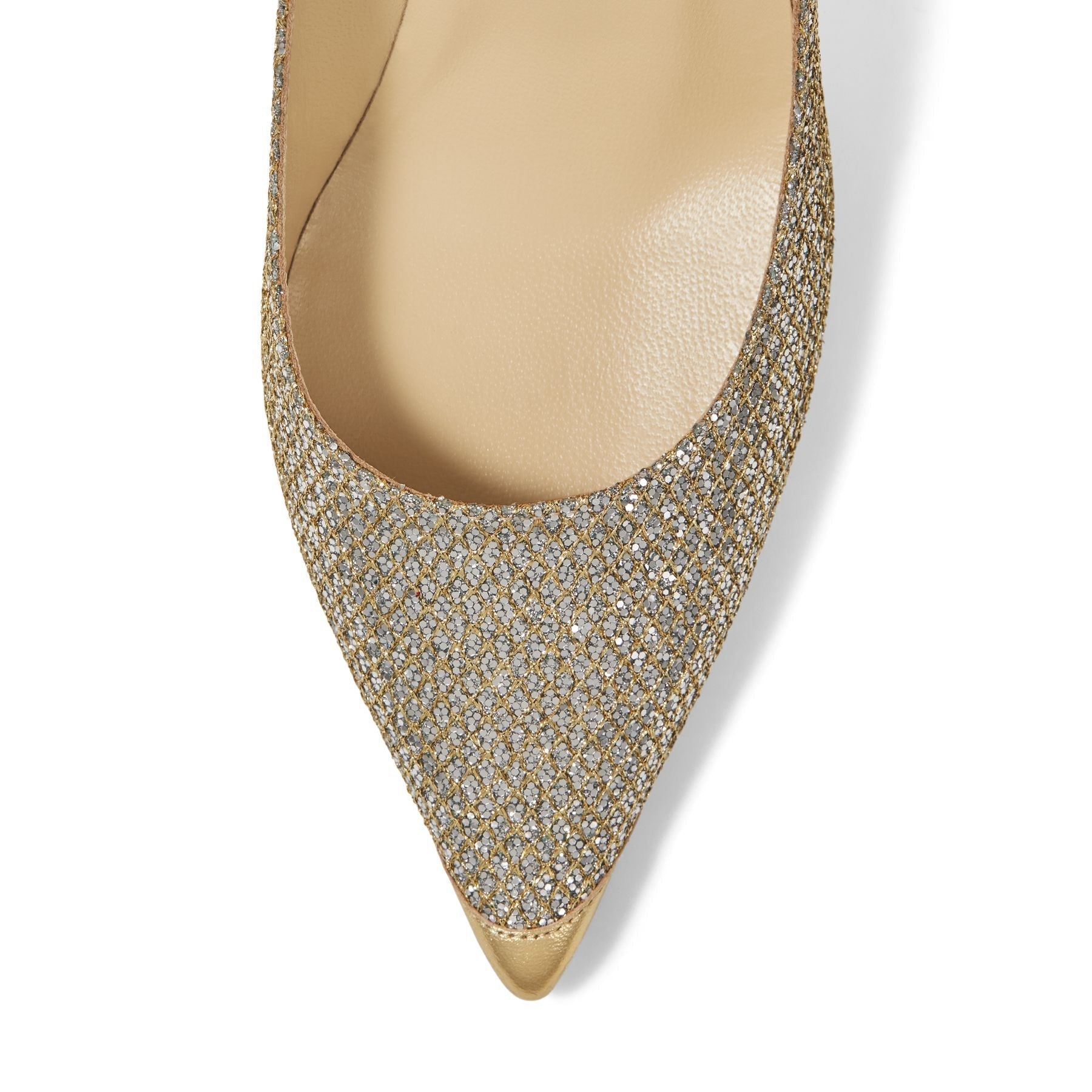 Escarpins Agnes 85 en cuir - Champagne