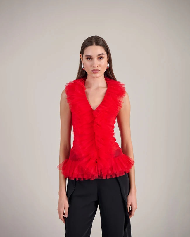 Poppy Red / Chemise Agnesse