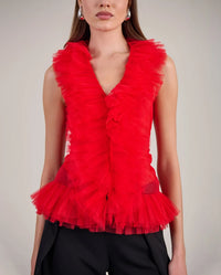 Poppy Red / Chemise Agnesse