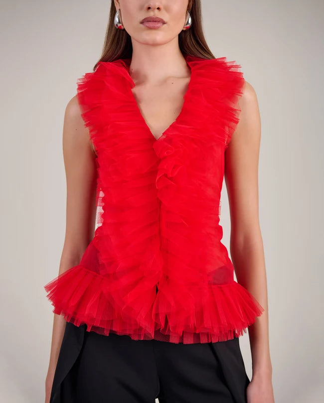 Poppy Red / Chemise Agnesse