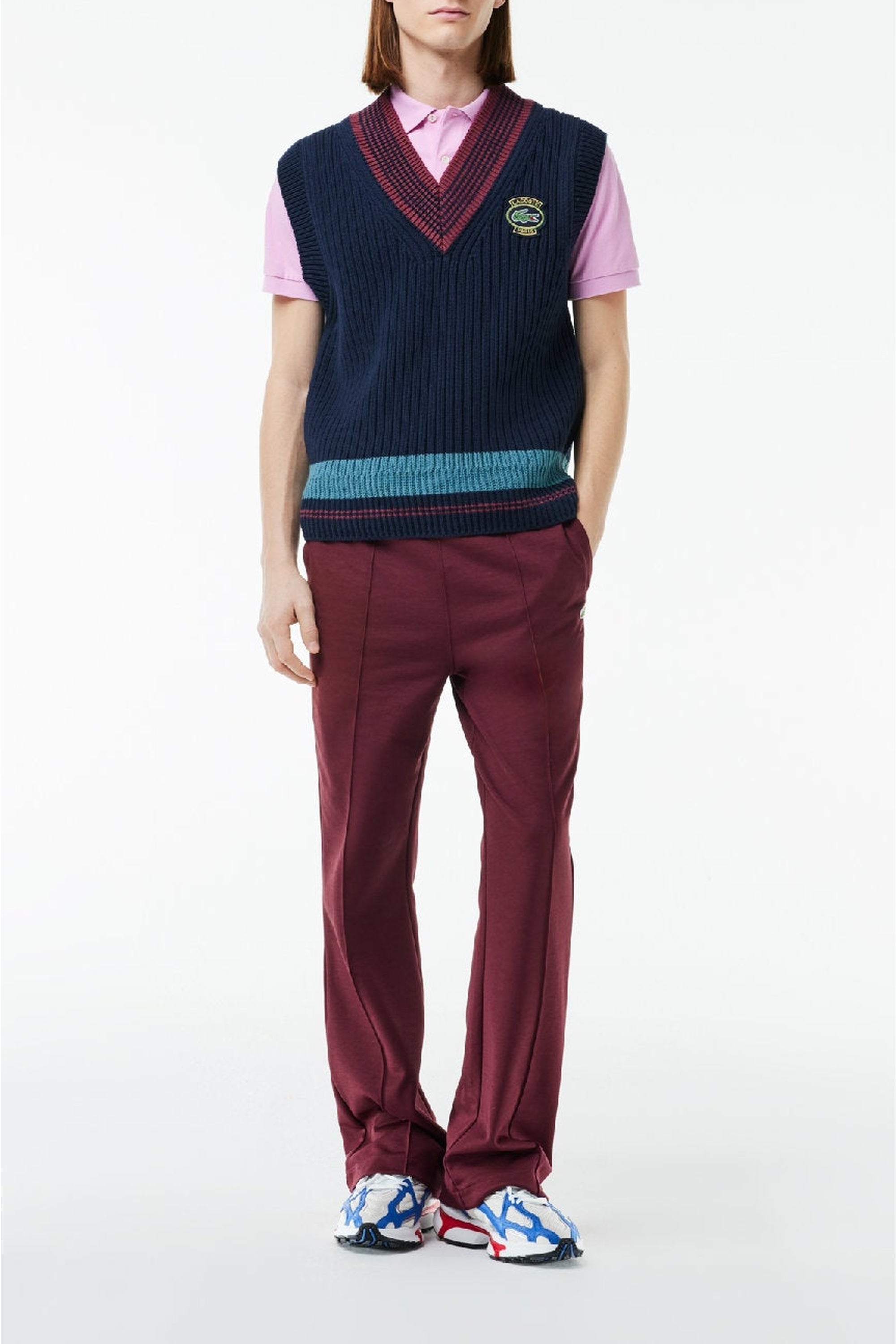 Pull Tennis avec logo - Marine & Spleen