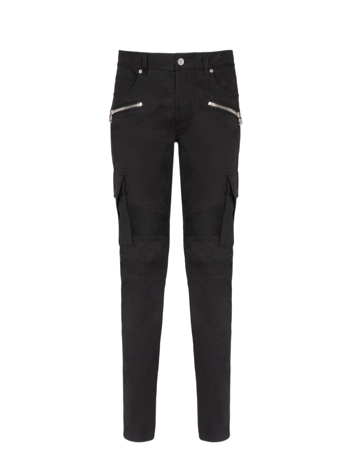Tapered cargo trousers - Black