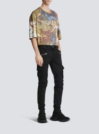 Pantalon cargo fuselé - Taupe clair