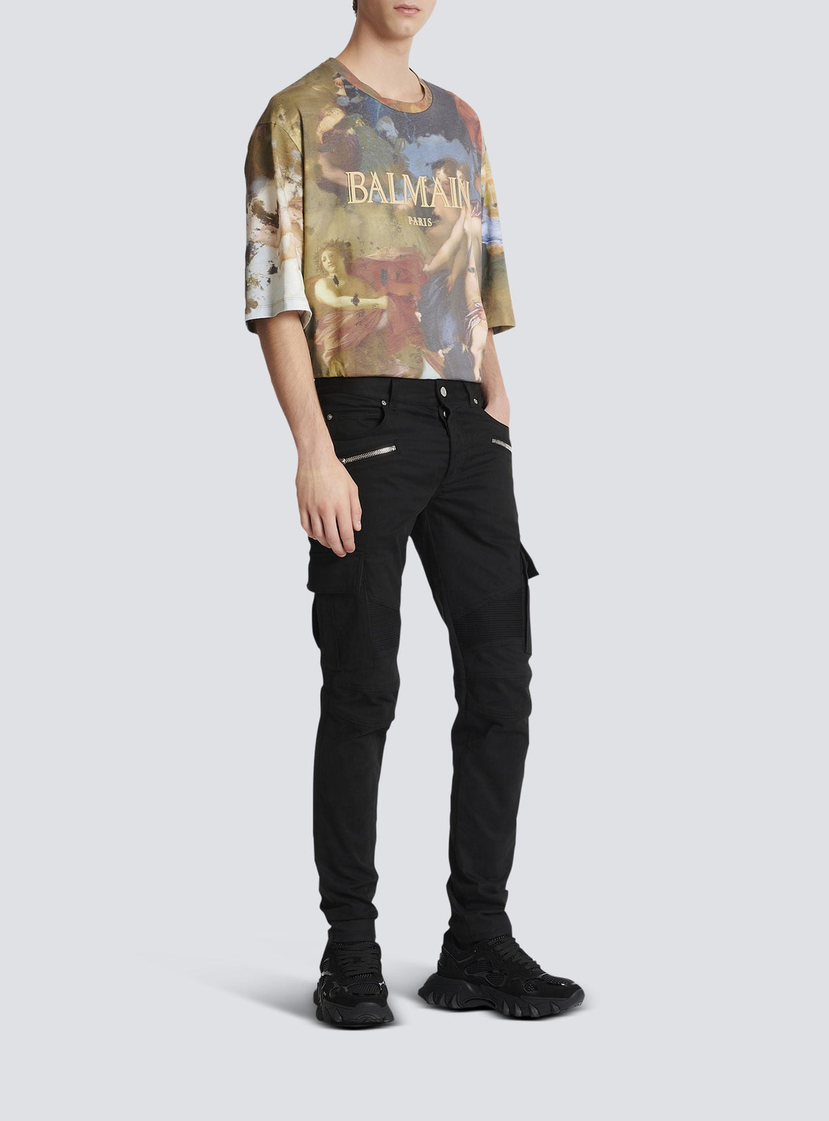 Pantalon cargo fuselé - Taupe clair