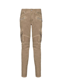 Tapered cargo trousers - Light Taupe
