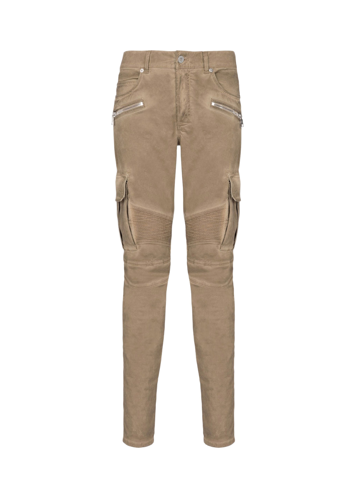 Tapered cargo trousers - Light Taupe