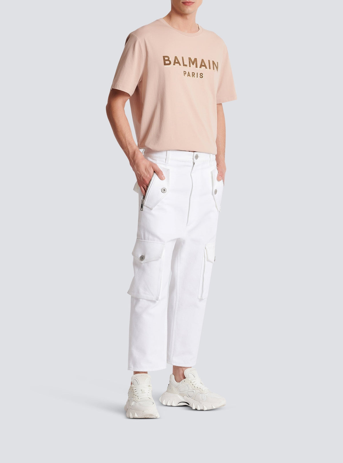 Cargo trousers - White