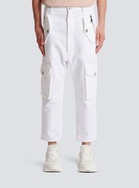 ZZNO PICS Pantalon cargo - Blanc