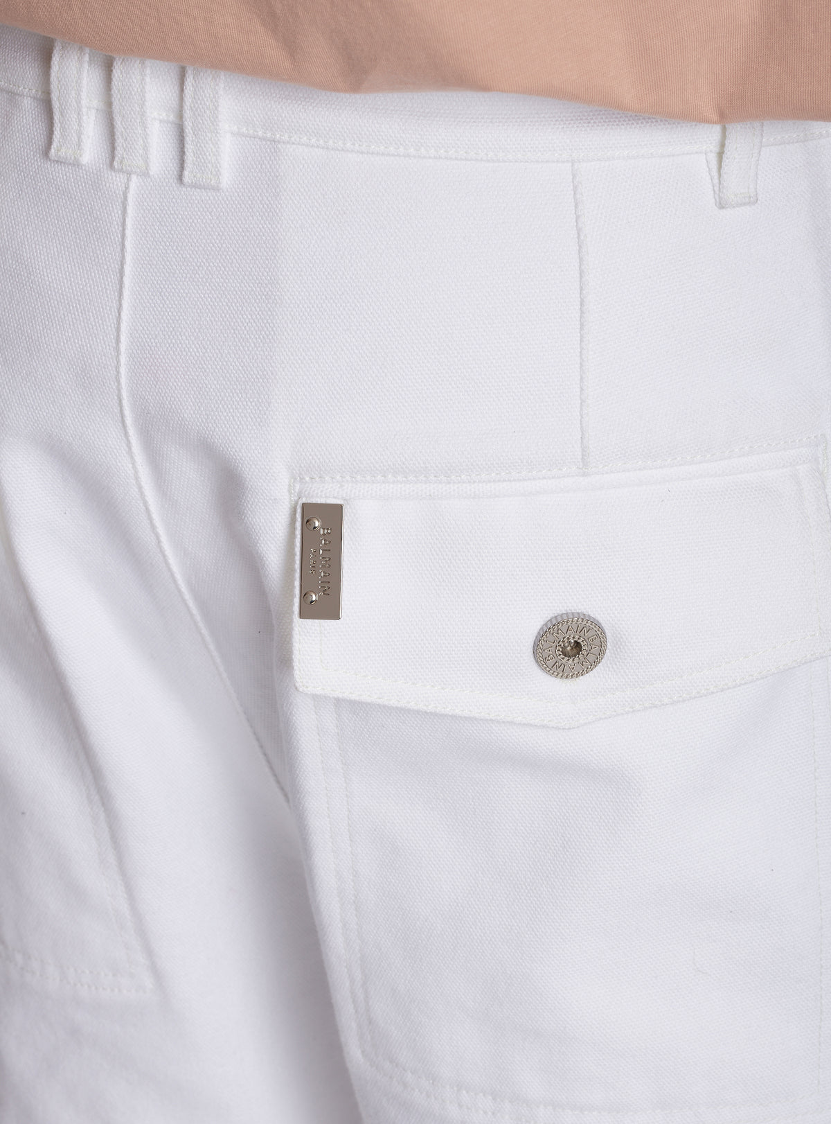 ZZNO PICS Pantalon cargo - Blanc