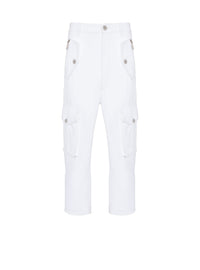 ZZNO PICS Pantalon cargo - Blanc