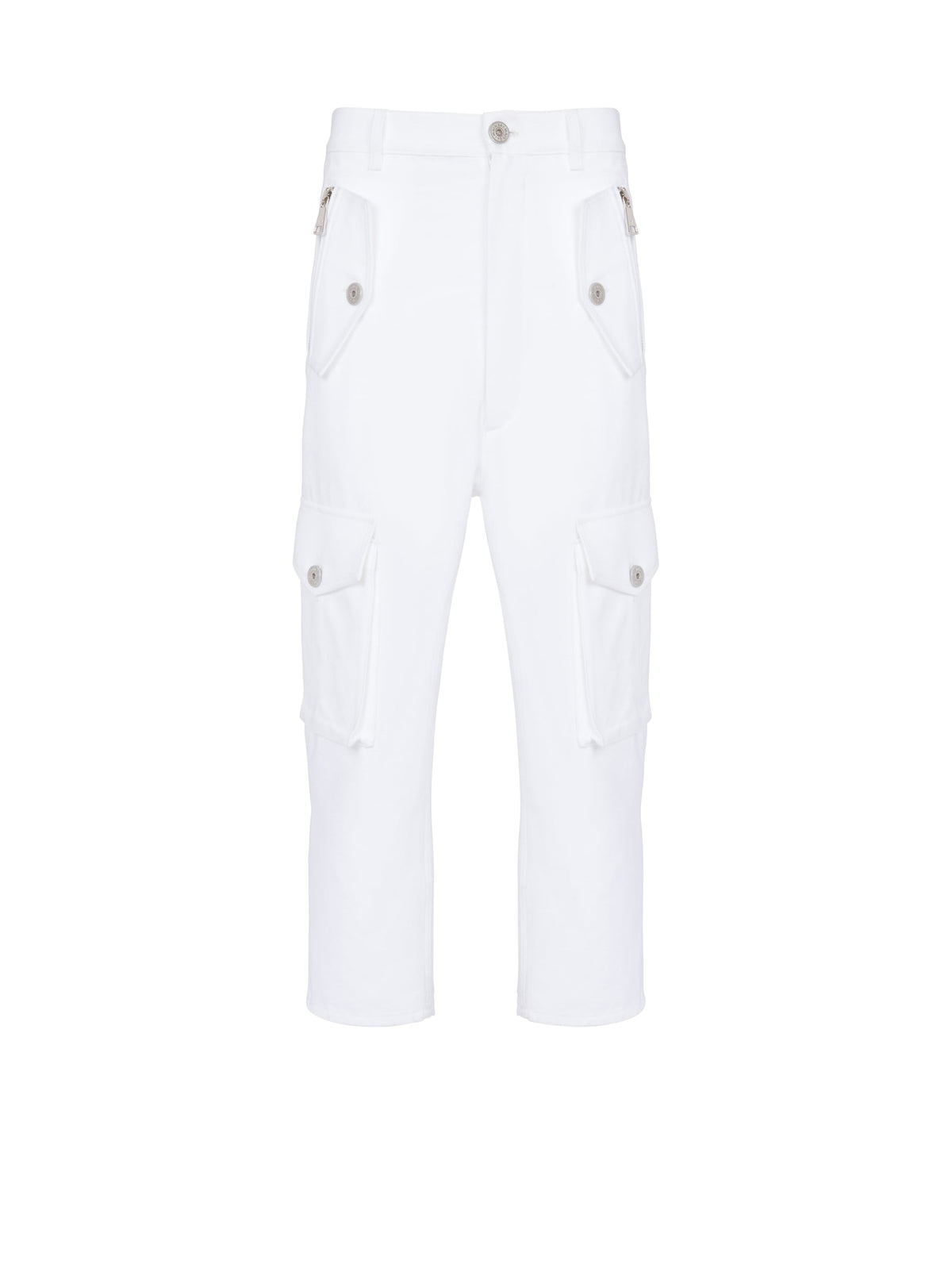 ZZNO PICS Pantalon cargo - Blanc