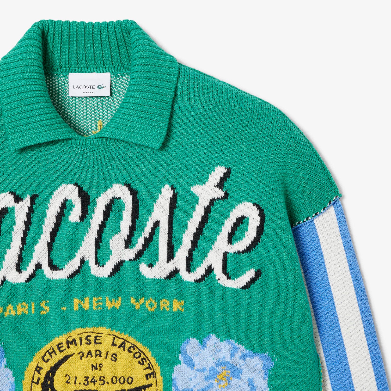 Pull oversize en laine mélangée - Multicolor