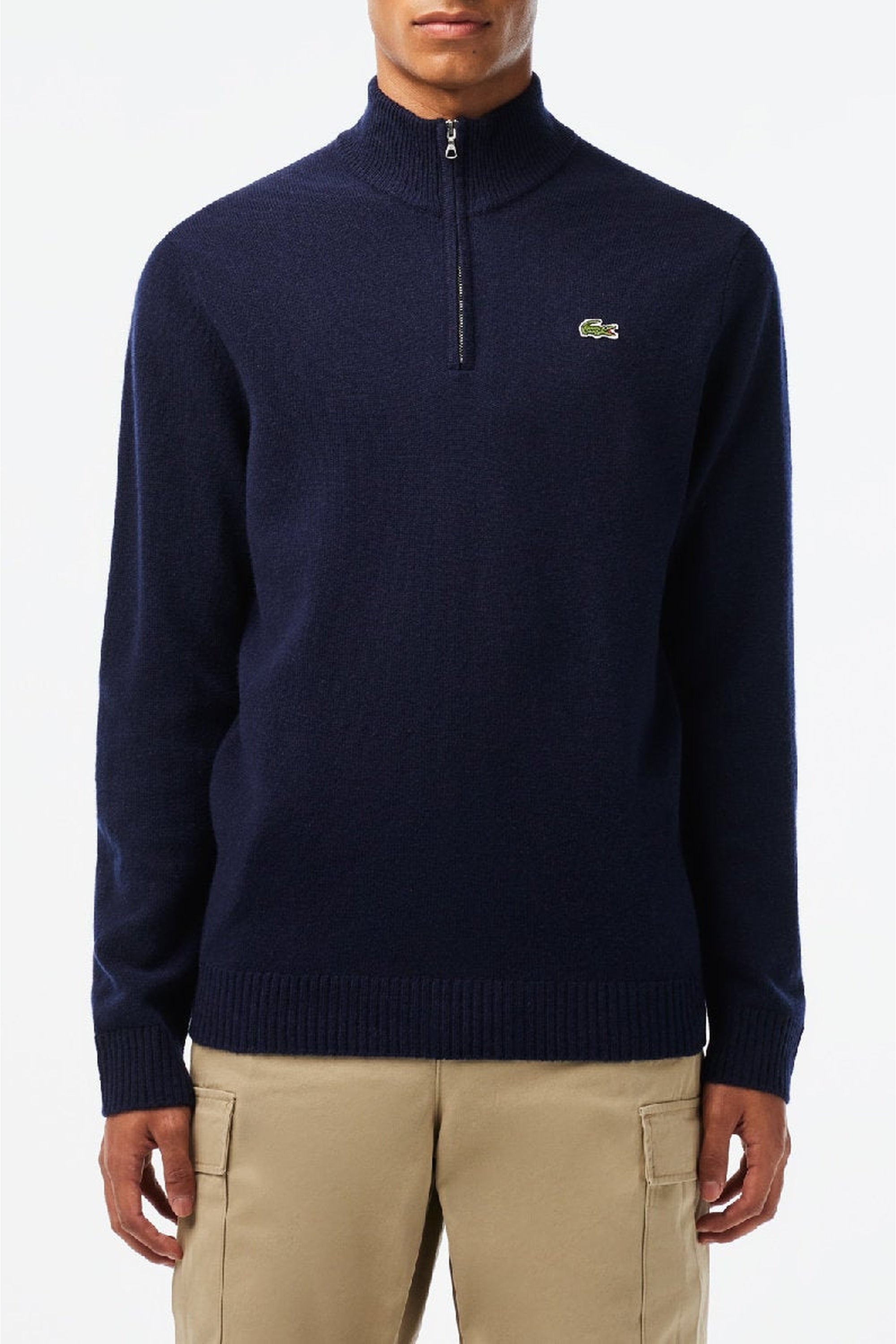 Pull camionneur en laine - Marine