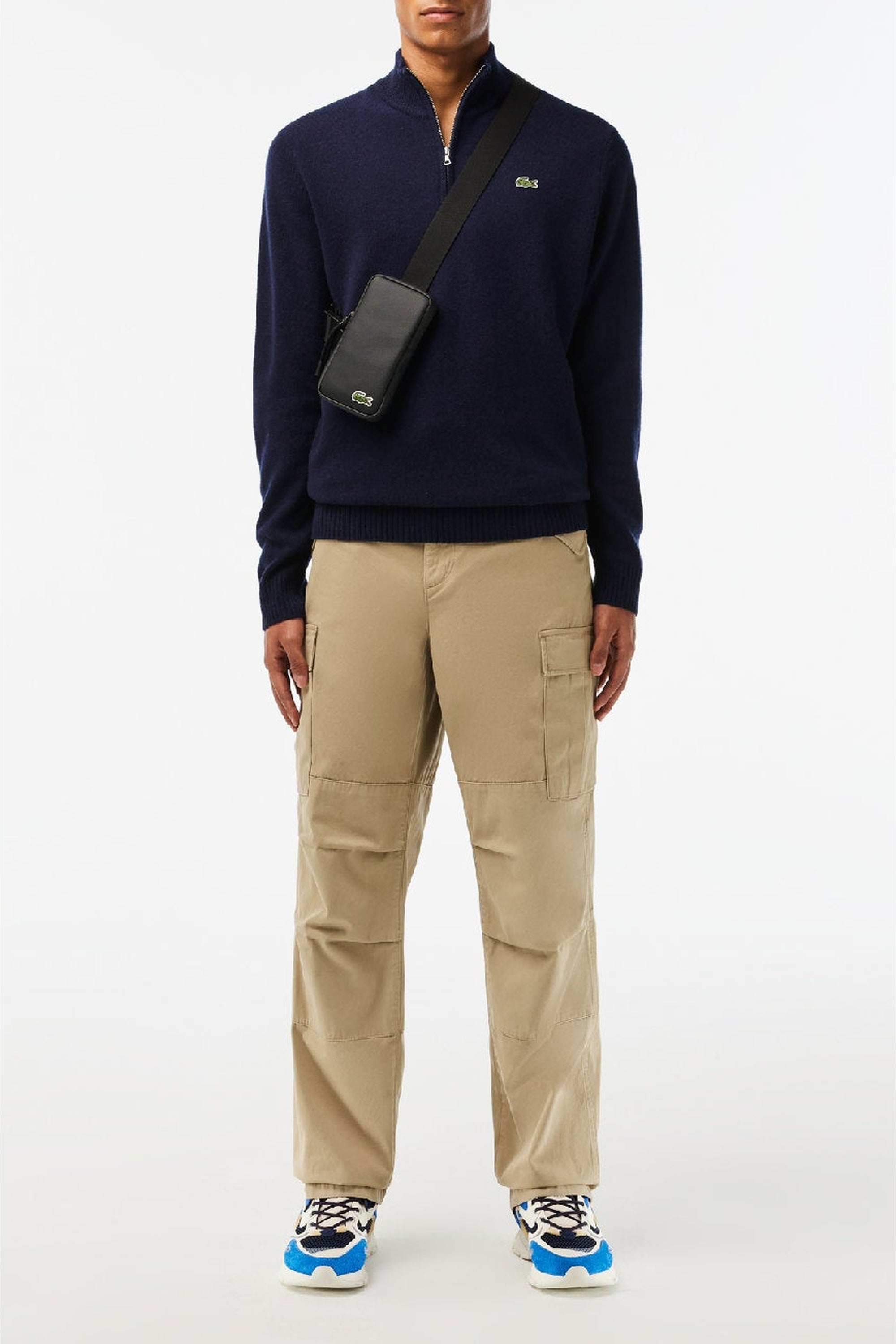 Pull camionneur en laine - Marine