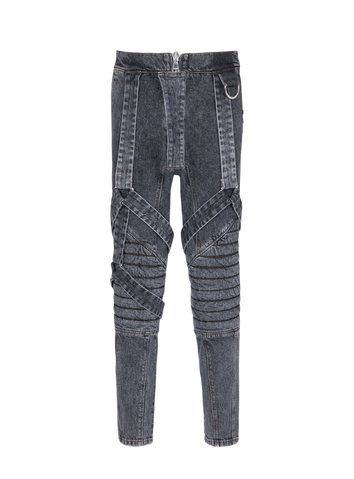 Slim denim trousers - Washed Black