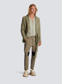 Pantalon cargo à empiècements - Kaki Clair
