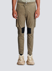 Pantalon cargo à empiècements - Kaki Clair