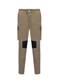 Pantalon cargo à empiècements - Kaki Clair