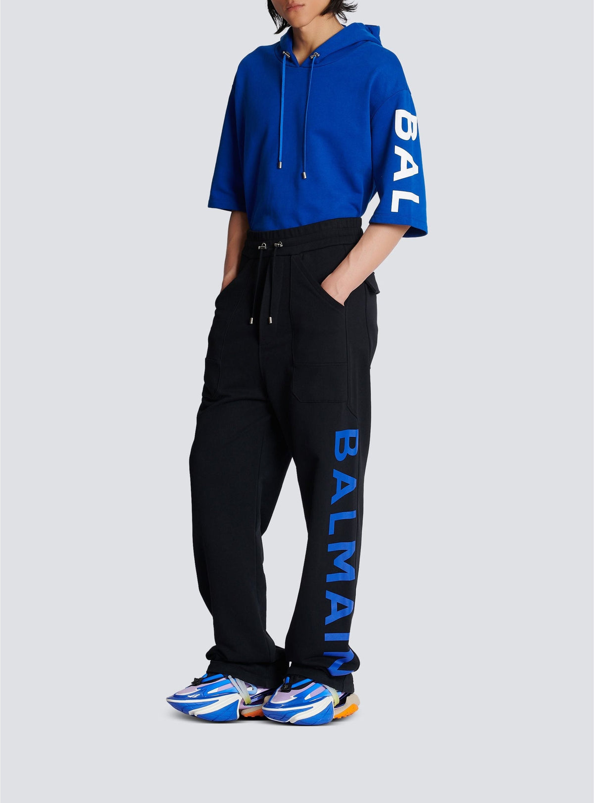 Pantalon de jogging logo - Black, Blue & White