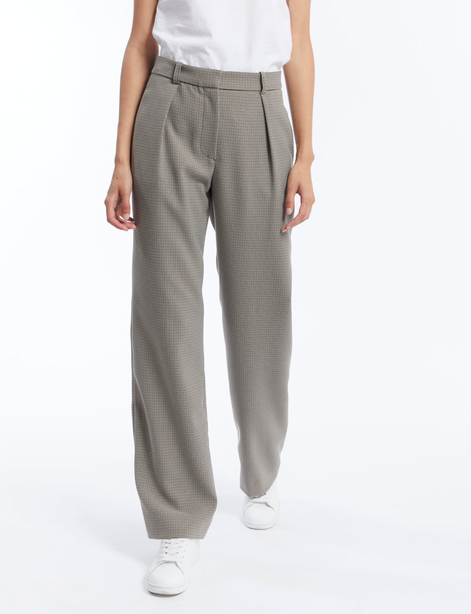 2qty RELIQUAT 60€ 0%  / Pantalon Hector à pinces - Black